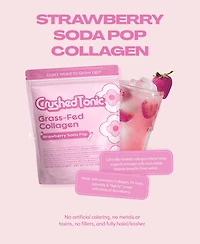Crushed Tonic Strawberry Soda Pop Collagen Powder