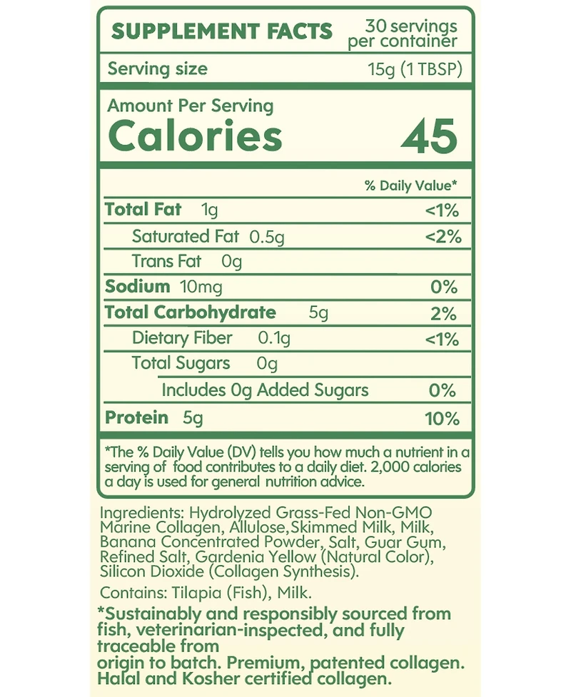 Crushed Tonic Zero Sugar Collagen Supplement