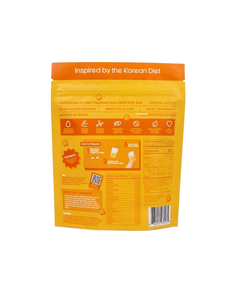 Crushed Tonic Pure Turmeric Marine Powder, 180g