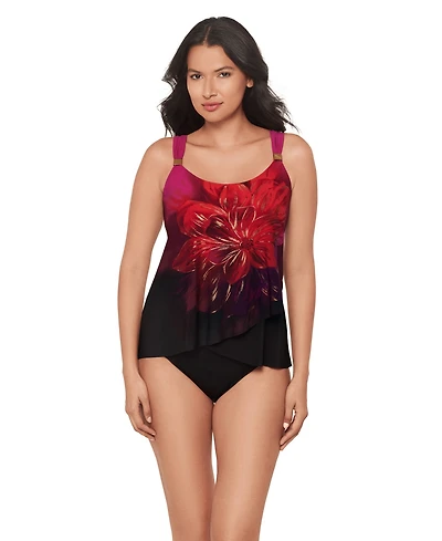 Miraclesuit Women's Petali Rosa Dazzle Underwire Tankini Top