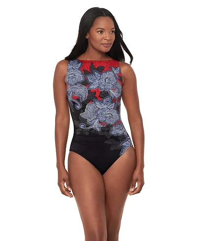 Miraclesuit Women's Steel Magnolias Regatta Soft-Cup One-Piece Swimsuit