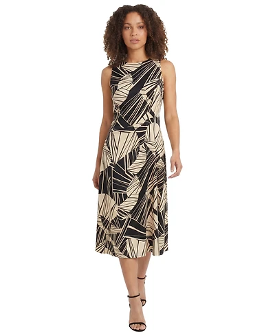 Maggy London Women's Sleeveless Midi Dress