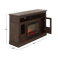 Augusta Home Tom 2 Door Wood Fireplace