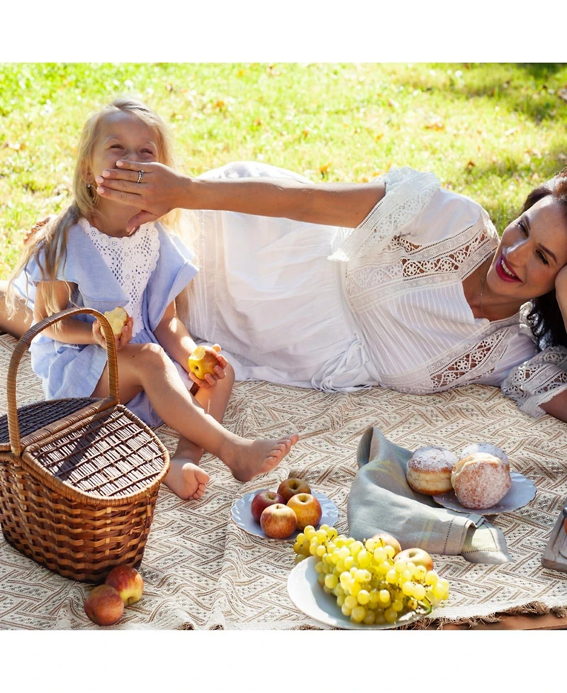 Aofar 71x71 Waterproof Picnic Blanket Outdoor Beach Mat