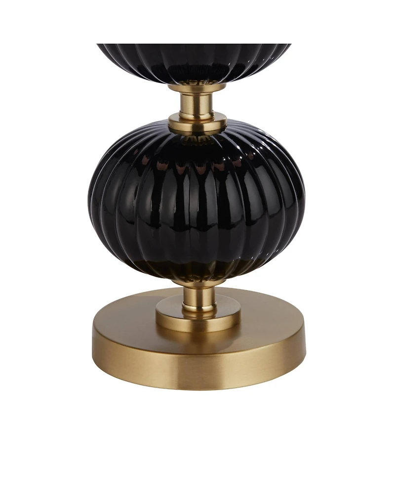 Possini Euro Design Possini Euro Grace 30" High Black Glass Table Lamp Set of 2