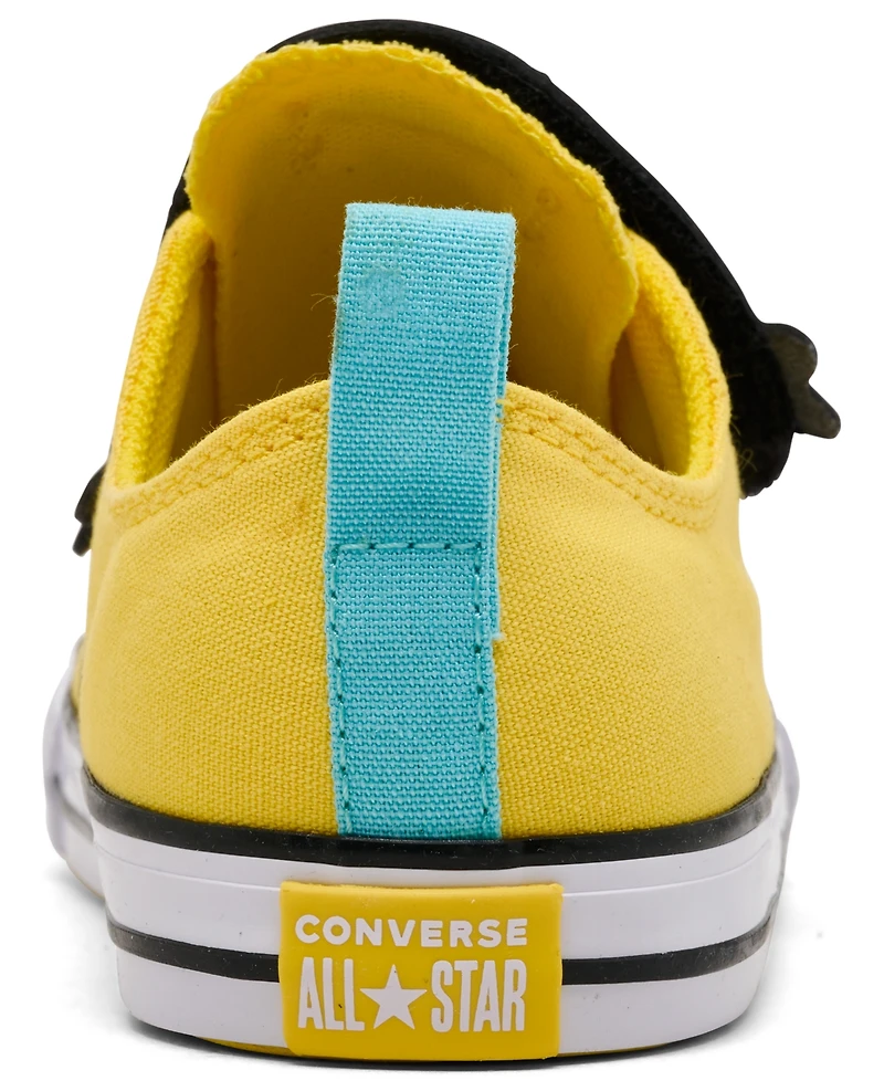 Converse Toddler Kids' Chuck Taylor All Star Minions EasyOn Ox Fastening Strap Lifestyle Sneakers from Finish Line