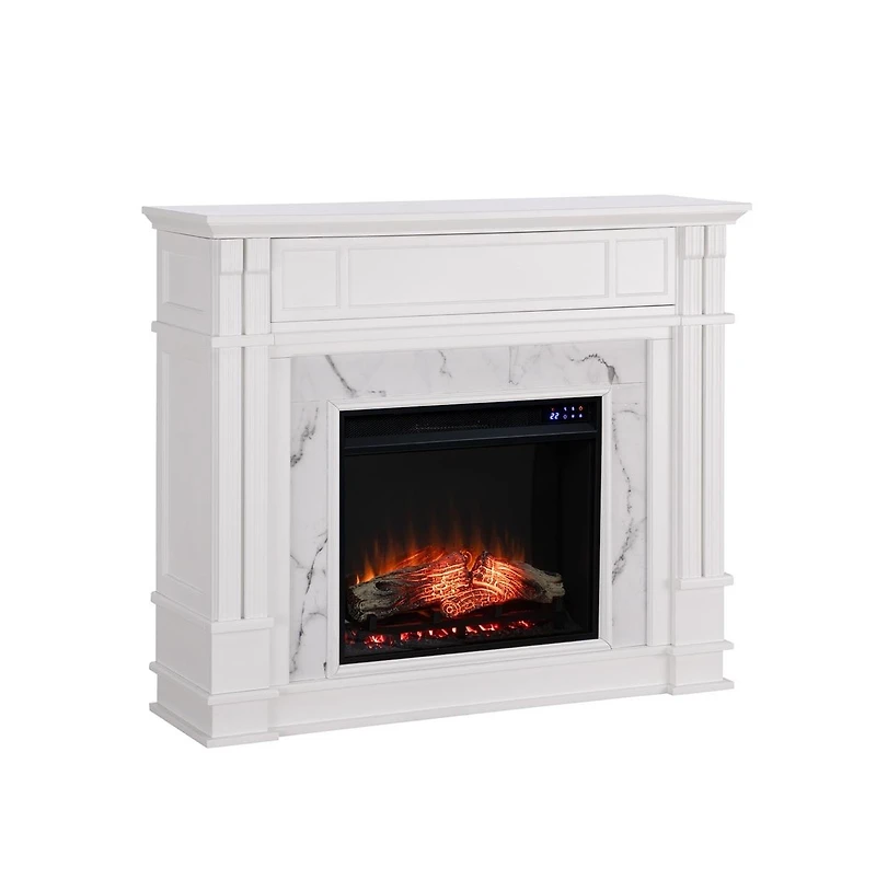 Augusta Home Highgate Electric Criss-Cross Media Fireplace