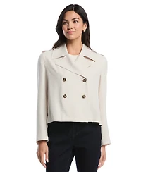 Rafaella Petite Long Sleeve Trench Jacket