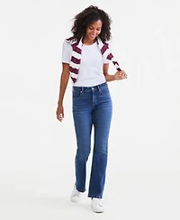 Style Co Womens Mid Rise Curvy Bootcut Jeans Regular Short Long Lengths 2p 28w Created For Macys