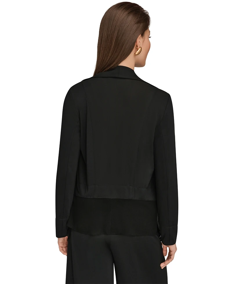 Donna Karan New York Women's Ruffle Front Jacket