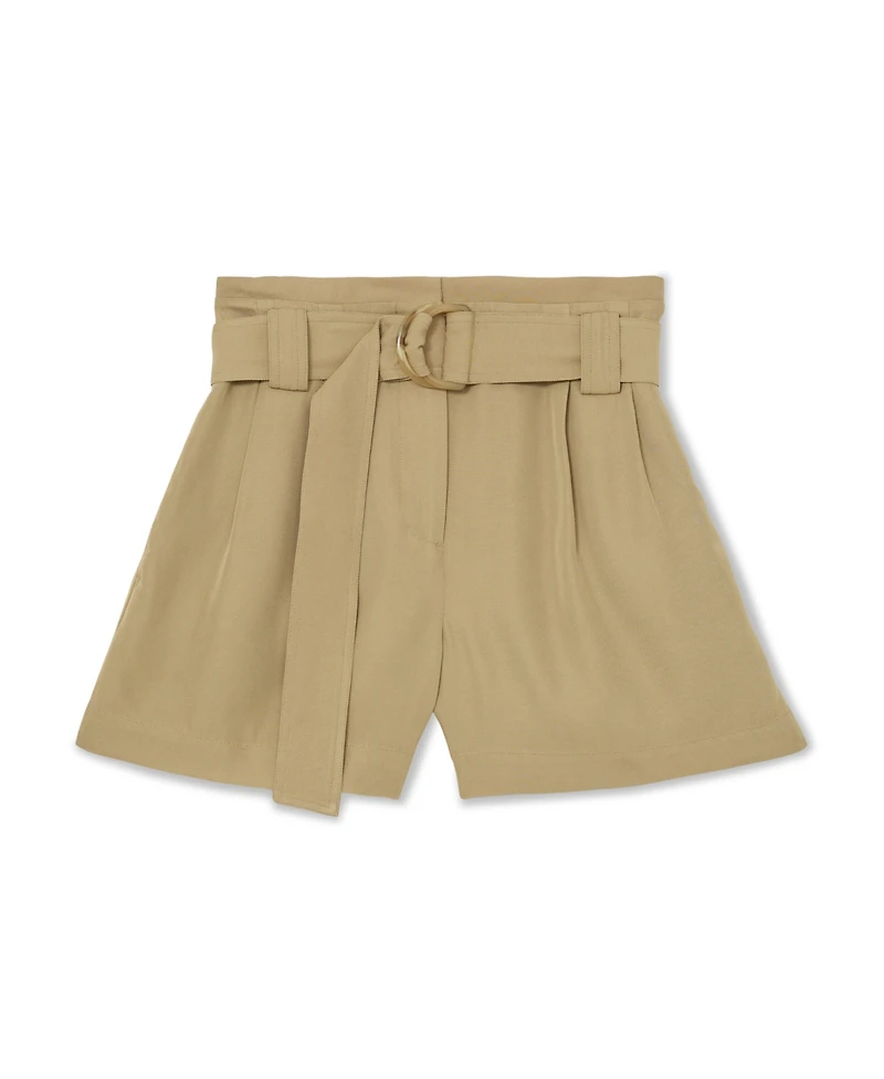 Reiss Women's Lana Fluid Belted Shorts
