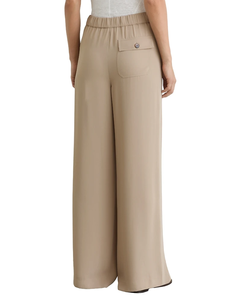 Reiss Women's Aimee Pull On Wide Leg Pants
