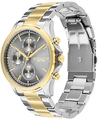 Coach Men's Oliver Two-Tone Stainless Steel Bracelet Watch 41mm