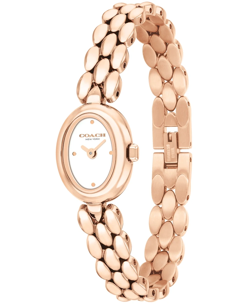 Coach Women's Sammy Rose Gold Tone Stainless Steel Bracelet Watch 18mm