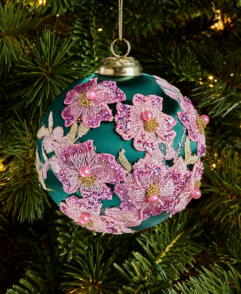 Holiday Lane Enchanted Forest Ball Ornament, Macy's Exclusive