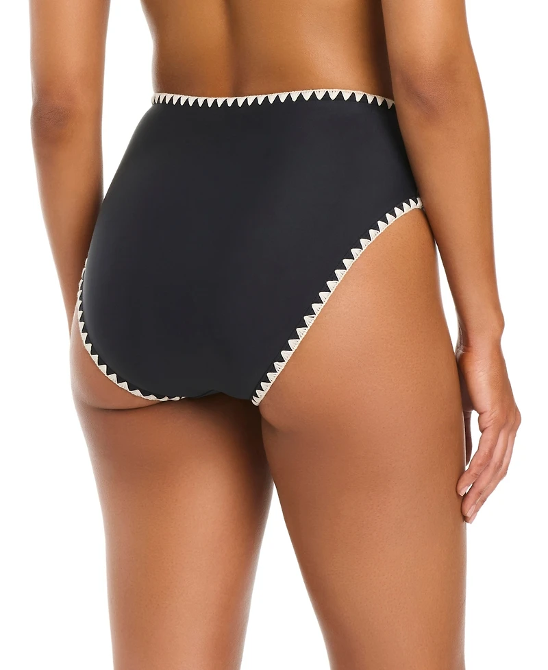 Bar Iii Women's Desert Muse High-Leg High Rise Swim Bottoms, Macy's Exclusive