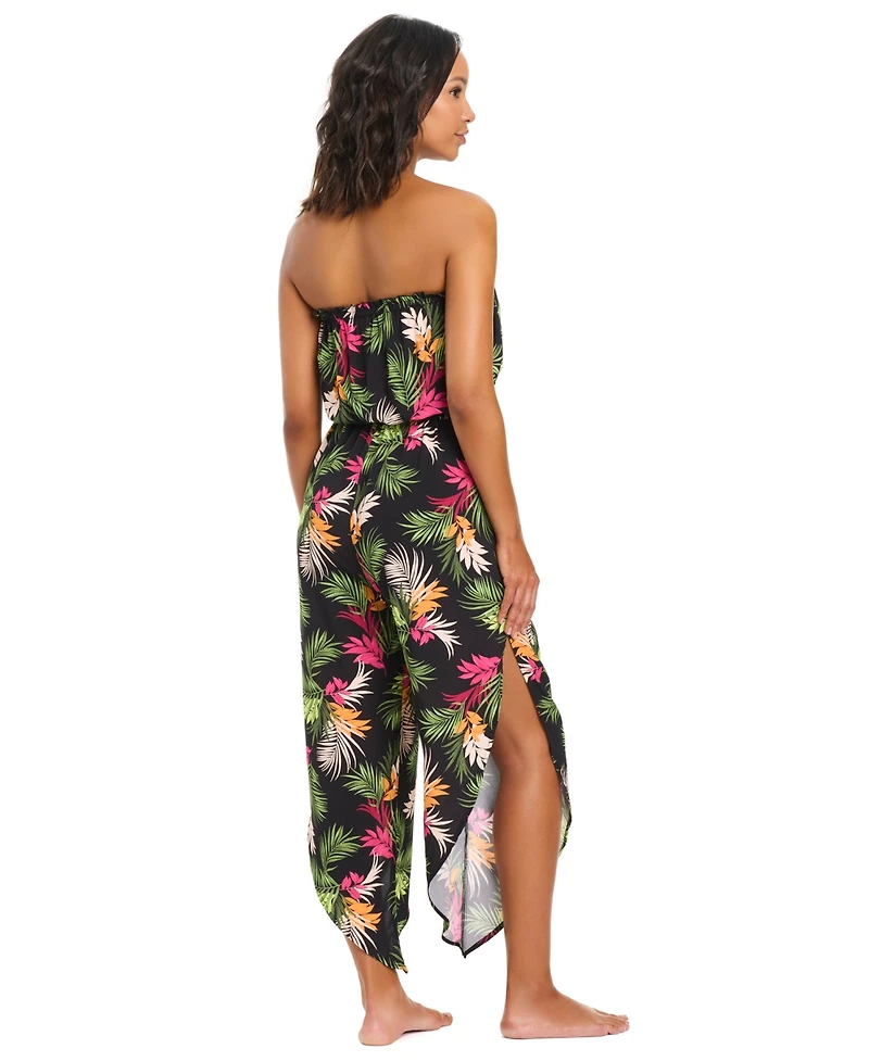 Bar Iii Women's Havana Heat Tube Swim Cover-Up Jumpsuit, Macy's Exclusive