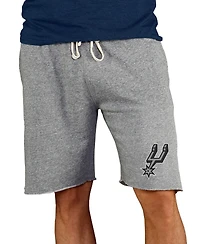 Concepts Sport Men's Gray San Antonio Spurs Mainstream Terry Shorts