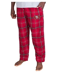 Concepts Sport Men's Scarlet San Francisco 49ers Ultimate Plaid Flannel Pants