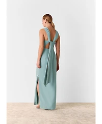 Whistles Women's Tie Back Maxi Dress