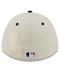 New Era Men's Cream/Navy Tampa Bay Rays Usa 250 Fourth of July 39THIRTY M-Crown Flex Hat