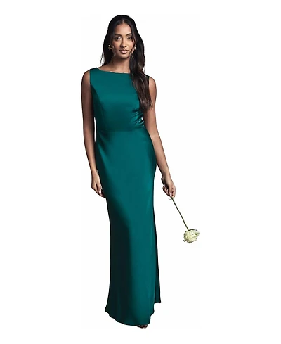 Coast Women's Sleeveless Satin Bridesmaid Dress