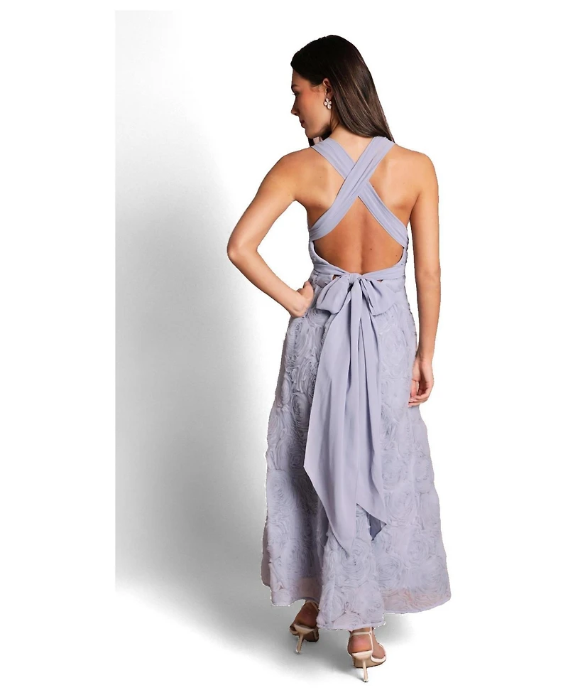 Coast Women's Embroidered Tie Back Maxi Dress