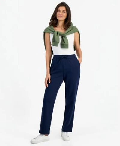 Womens Mid Rise Drawstring Waist Fleece Pant Xs 4x Created For Macys
