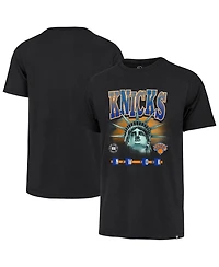 Profile Men's Black New York Knicks Big & Tall Statue T-Shirt