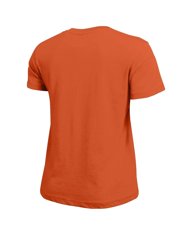 Champion Women's Orange New York Knicks Basketball T-Shirt