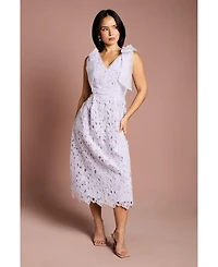 Coast Women's Bow Detail Sleeveless Midi Dress