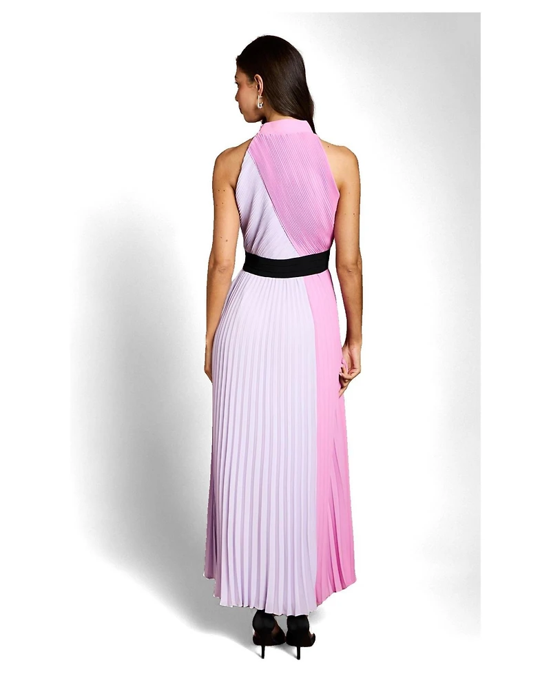 Coast Women's Fit and Flare High Neck Maxi Dress