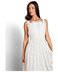 Coast Women's Embroidered Lace Midi Dress