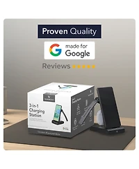 Wasserstein 3-in-1 Charging Station for Google Pixel, Buds and Watch 4 (41 and 45mm)