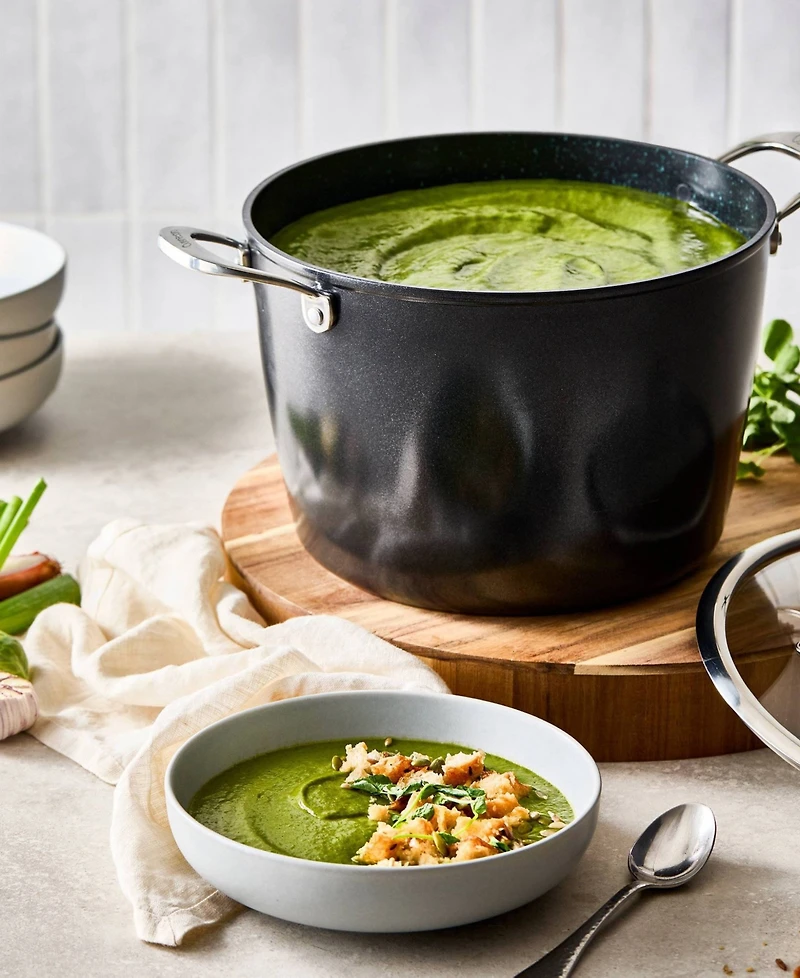 Cuisine::pro Green Stone Aluminum 8.5-Quart Stockpot with lid