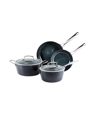 Cuisine::pro Green Stone Aluminum Stockpot with lid 6-Piece Cookware set