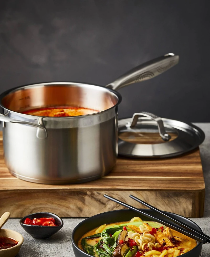 Cuisine::pro iD3 Stainless Steel 3.7-Quart Saucepan with Lid