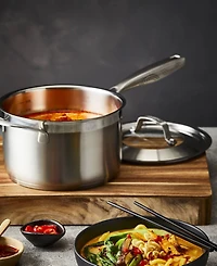 Cuisine::pro iD3 Stainless Steel 3.7-Quart Saucepan with Lid