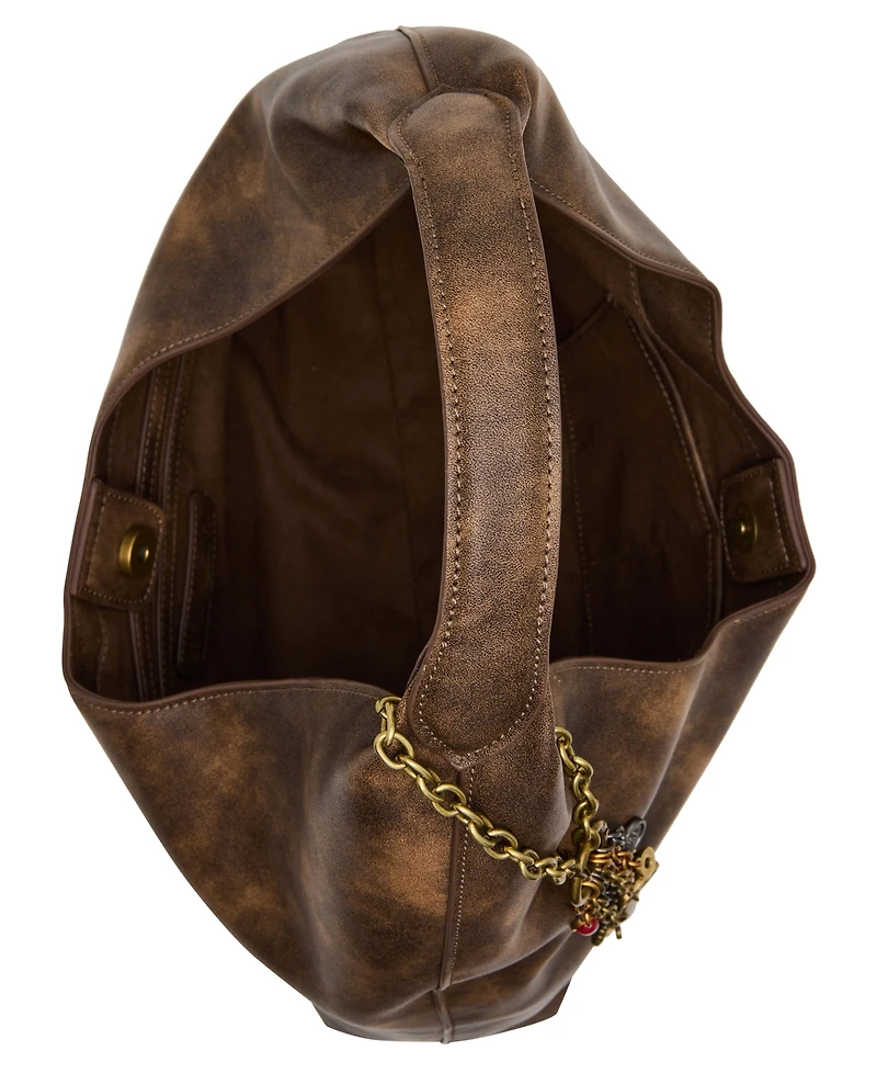 Steve Madden Auraa Slouchy Magnetic Large Shoulder Handbag