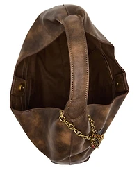 Steve Madden Auraa Slouchy Magnetic Large Shoulder Handbag