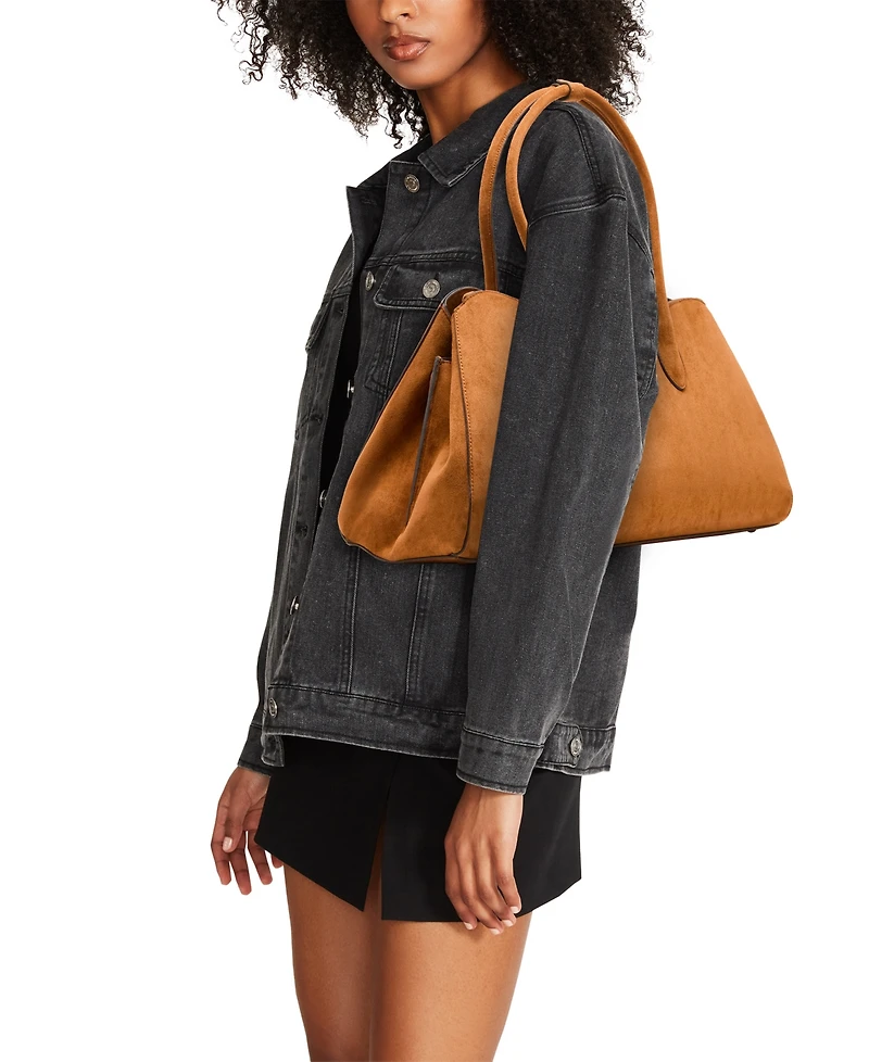Steve Madden Aurelia Magnetic Snap Extra-Large Shoulder Handbag