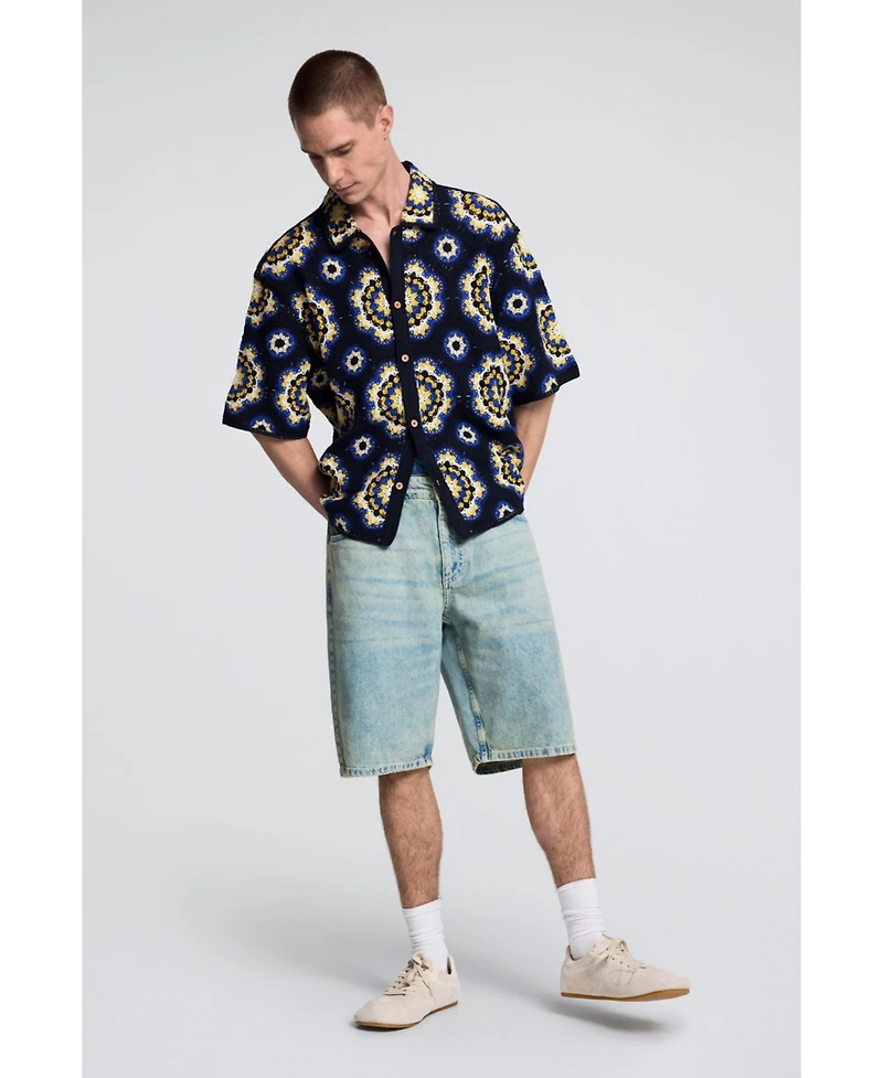 Desigual Men's Crochet shirt