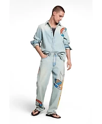 Desigual Men's Printed Jeans