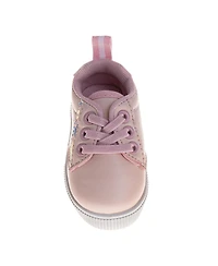 Laura Ashley – Girls (Size 6 To 10) Lace-Up Casual Shoes with Heart Detail (Toddler)