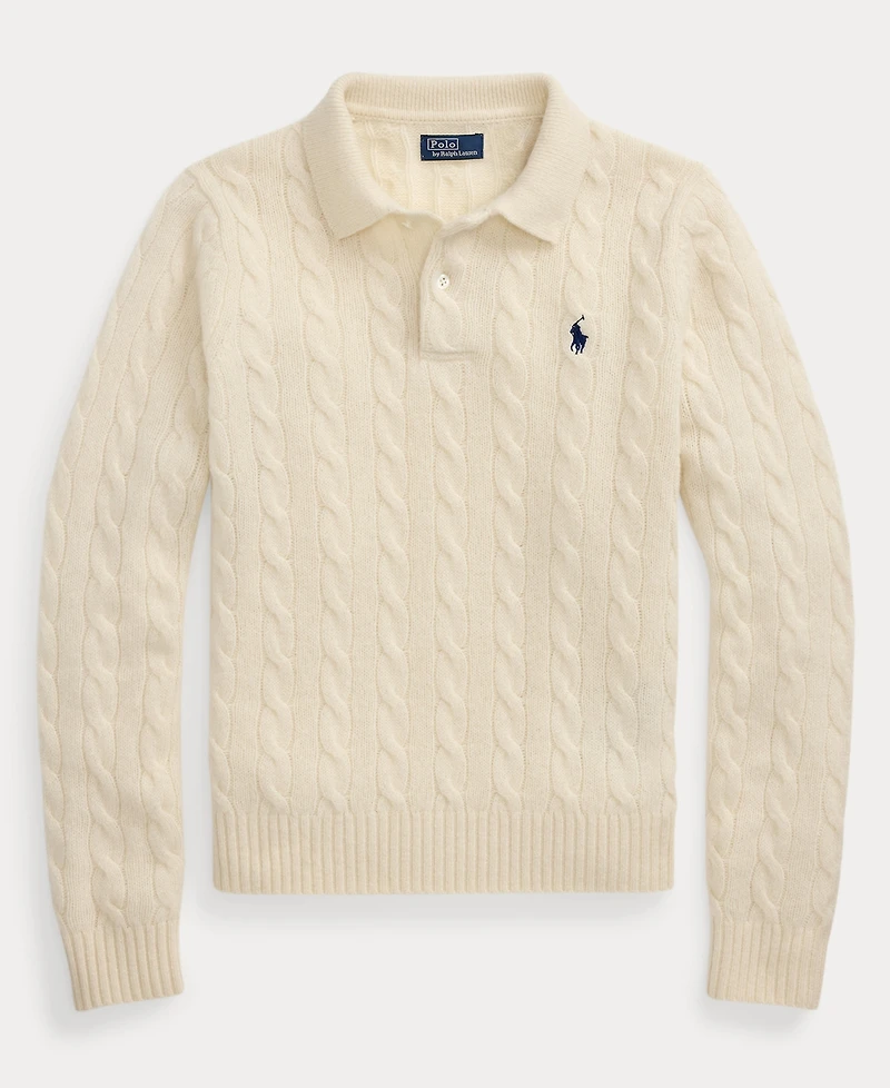 Polo Ralph Lauren Women's Cable-Knit Long-Sleeve Sweater