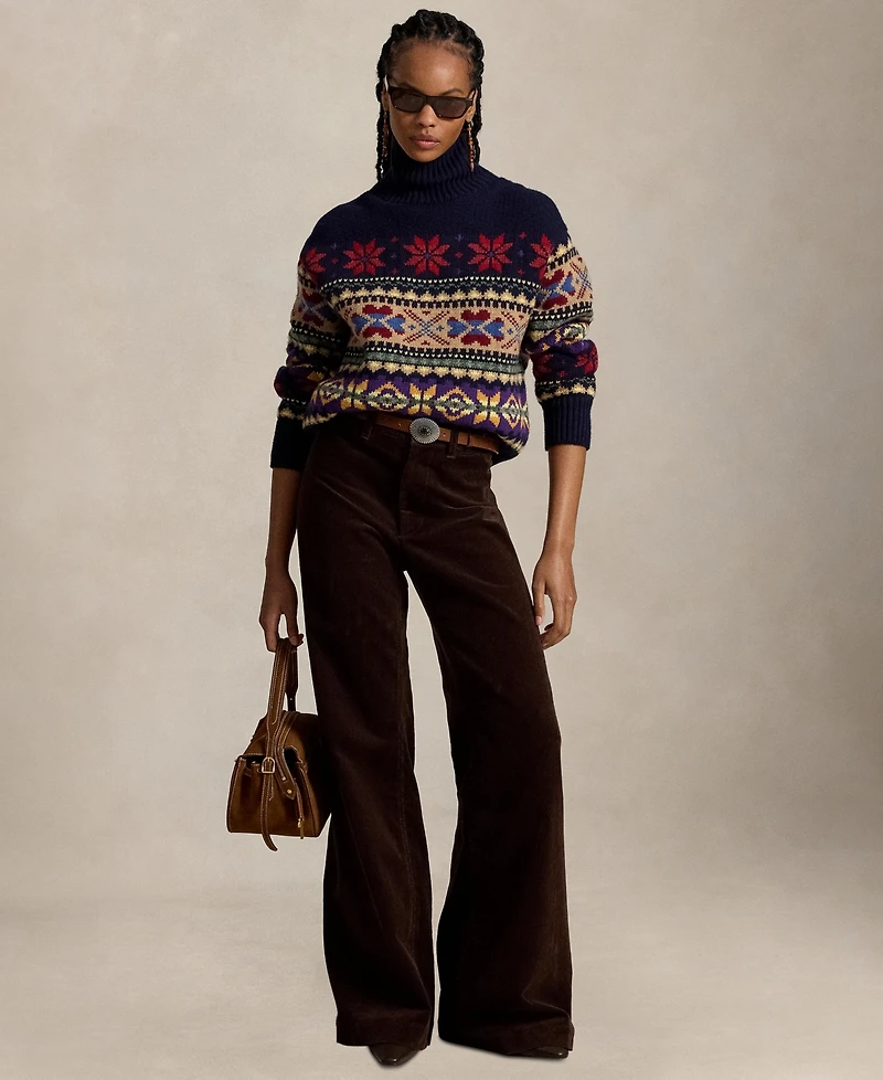 Polo Ralph Lauren Women's Beaton Corduroy Flared Pants