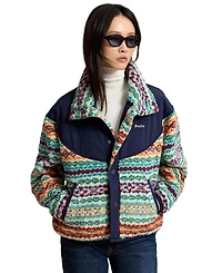 Polo Ralph Lauren Women's Fair Isle Mock Neck Jacket