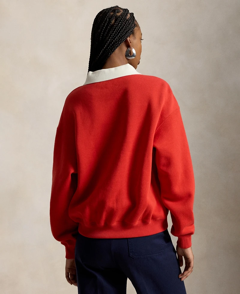 Polo Ralph Lauren Women's Collar Crewneck Sweatshirt