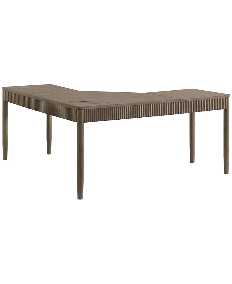 Frandlyn 64" Wood L-Shaped Desk