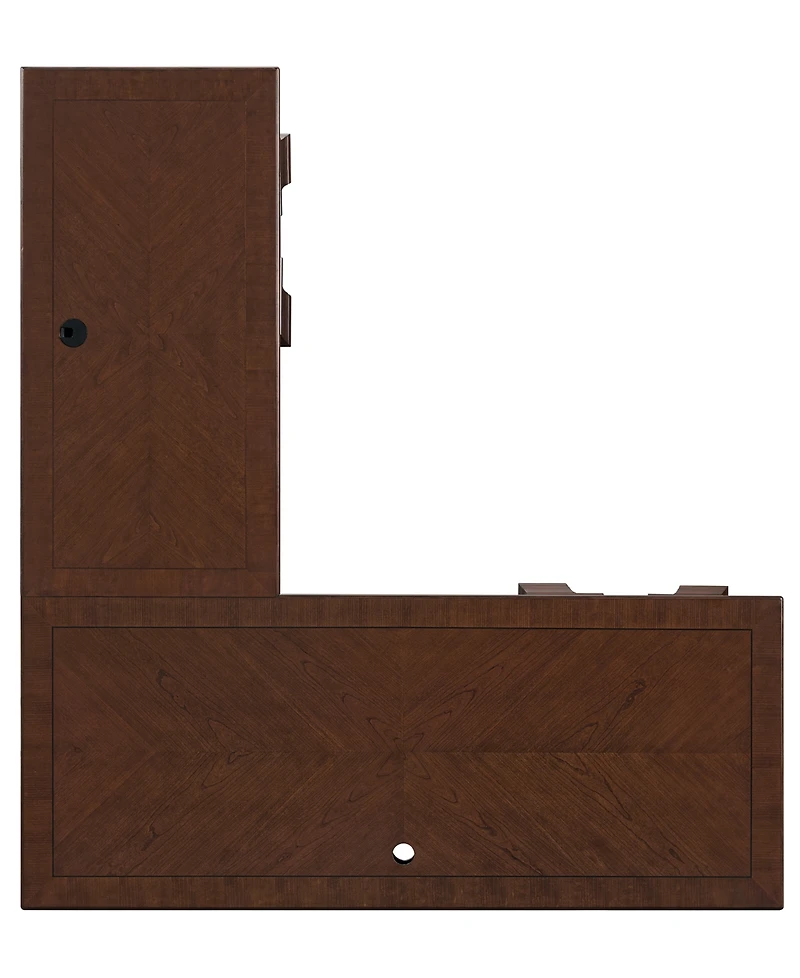 Nelman 30.5" Wood L-Shaped Desk